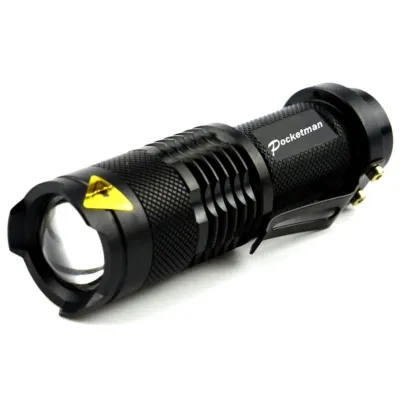 Senter Pocketman P1 Mini LED Flashlight Waterproof 2000 Lumens