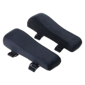 Memory Foam Armrest Cushions With Adjustable Straps For Office Gaming Chairs Washable Removable Elbow Support Pads 2pcs