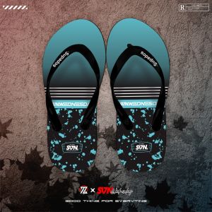 SV7N-0150 Sandal Jepit Pria Dewasa UK 36-43 Dan Anak anak UK 26-35 Sandal Distro Printing Sendal Pria Sehari hari