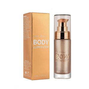 Kem làm sáng da toàn thân PHOERA Just Glow BODY LUMINIZER 101 Rose Gold giúp da mịn màng lấp lánh 30ml của Mỹ