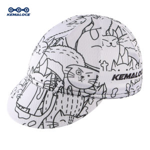 KEMALOCE Men Cycling Cap Anti-UV Summer Elastic Quick Dry Bike Cap 2023