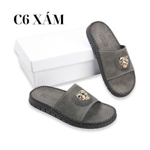 Dép quai ngang doctor da nam cao cấp khâu chỉ toàn bộ chắc chắn T2