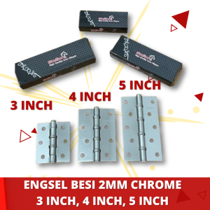 ENGSEL PINTU RUMAH 3 INCH 4 INCH DAN 5 INCH JENDELA PINTU RUMAH BESI TEBAL / ENGSEL PINTU 4 INCH / ENGSEL PINTU KAYU 1 SET