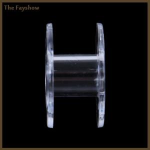 [The Fayshow] 10 50Pcs Plastic Bobbins Sewing Machine Spools for Threads Bobbins Accessories