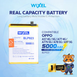 WIXEL Baterai BLP923 Oppo A57 2022 4G A57 5G A77 4G A77S 5G A78 5G A97 5G Double Power Real Capacity Batre Batrai Battery Original Ori BLP 923 Dual HP Handphone