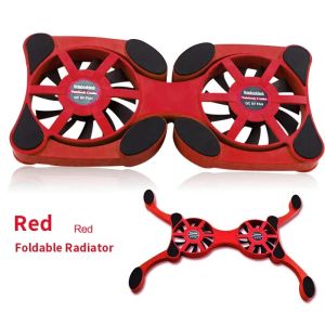 Supply portable folding radiator Laptop fan cooling pad Octopus radiator manufacturer