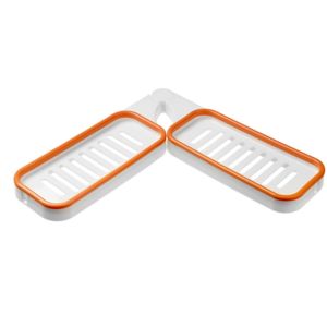 Foldable Rotate Bathroom Shelves Wall Mounted Shampoo Holder Corner Bathroom Organizer Multi-function Shower Organizer