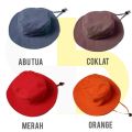 Topi Rimba Bucket Jungle Hat Topi Hiking Adventure Outdoor Hat. 