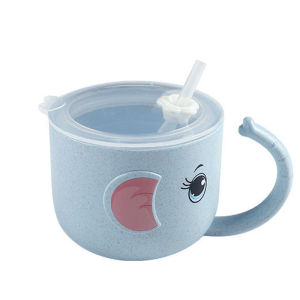Training Cup Gelas Anak Sedotan Plastik Anti Tumpah dan Pecah BPA FREE Cangkir Anak Karakter Lucu
