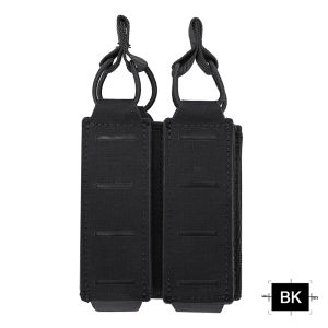 SINAIRSOFT Tactical LSR 9mm Magazine Pouch Double Mag Carrier MOLLE Pouch Laser Cut
