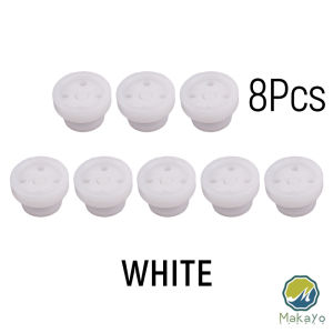 8ชิ้น/set หมุดกระดุมเสื้อกดแปะไม่ต้องเย็บ กระดุม วัสดุคุณภาพดี สีดำ/ขาว Shirt buttons Makayo
