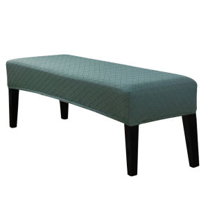 2023สากล Jacquard ยาวม้านั่งปกแปนเด็กซ์เปียโนปลอกยืดรวมทุกอย่างสี่เหลี่ยมสีทึบอุจจาระพักเท้าครอบคลุม