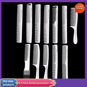 Graceful 1PC Professional Hair Comb White Carbon Fiber Hairdressig Cutting Comb Anti Static Haircut Coloring Tools Barber Styling Tool