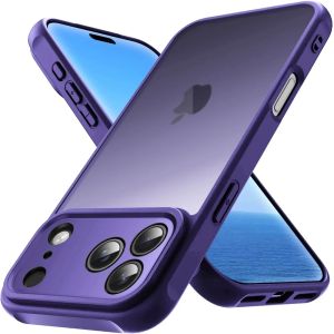 Luxury Frosted Translucent Phone Case For IPhone Air 17 Pro Max 17Pro 17 Shockproof Skin Feel Solid Color PC+TPU Protector Cover