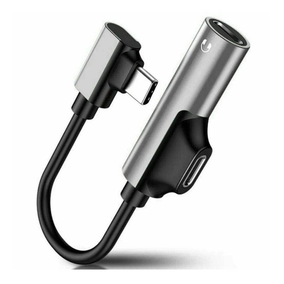 USB Type C To Jack Audio Adapter In Earphone Headphone