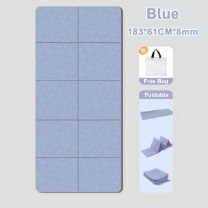 Foldable Yoga Mat Lightweight Women Pilates Non-Slip Exercise Mat Portable Travel Fitness Training Mat