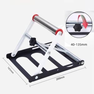 X SHOW โลหะ โครงรองรับเครื่องตัด ชุดติดตั้งเครื่องตัด ปรับได้ 55-135 มม. ขายึดยกที่มีฟังก์ชันหลากหลายและสมดุล โต๊ะเลื่อย นержักรส ขาตั้งเลื่อยโต๊ะ ชุดเครื่องมือเสริม