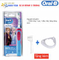 [HCM]Bàn chải đánh răng điện cho bé gái Oral-B  (BH 3 th)+ kèm nắp bảo vệ đầu bàn chải. 