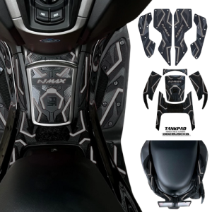 Tankpad Karpet Upper Stoplamp Paket 3in1 Nmax Neo s Turbo Techmas Bahan Karet Aksesoris Motor Yamaha