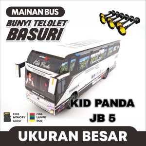 BUS KIDS PANDA JB 5 BUS KIDS PANDA JB 3 TELOLET BASURI NYALA LAMPU UKURAN BESAR