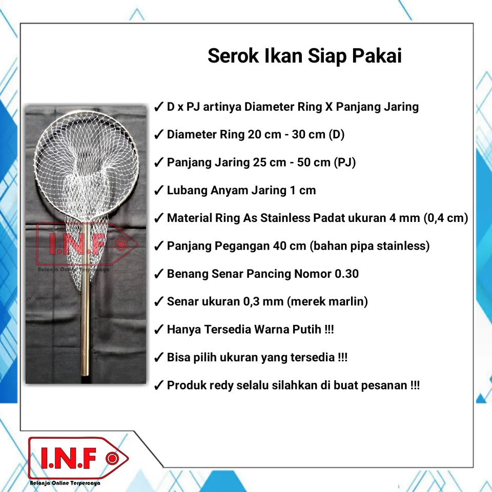 SEROKAN IKAN STAINLESS/