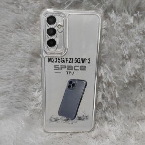 Casing Silikon SAMSUNG M23 5G F23 5G M13 Softcase Silikon Clear Bening Transparan Pro Camera+ Pelindung kaca Camera Bahan ful karet tahan lama
