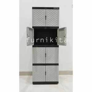 LEMARI PLASTIK TABITHA GANTUNG CORTEZ KUNCI [TABBOX]