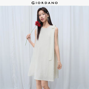Giordano Women Women Round Neck Dress Free Shipping 18466719