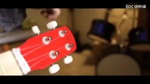 Bailey Guitar Toy for Girl and Boy Gift 4 String Ukulele Portable Musical Toy Guitar for Student