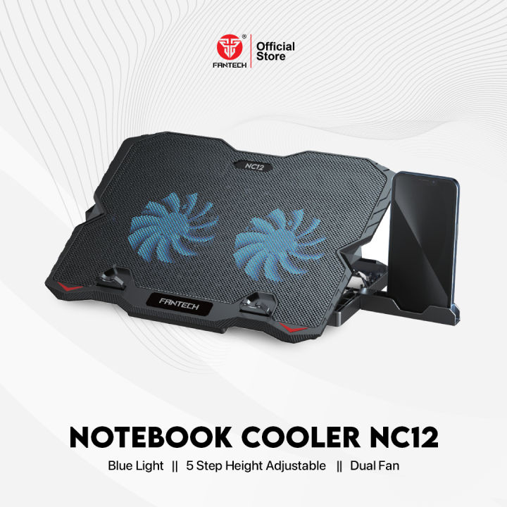 Fantech Cooling Pad RGB NC20 Kipas Pendingin Laptop Cooler