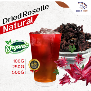 Organic Roselle Flowers Teh Sirap Bunga Roselle | Natural Dried Roselle Herb Teh Herba 50g/100g/250g/500g
