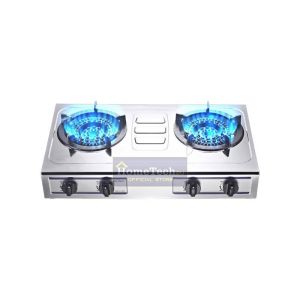 ISONIC Heavy Duty Stainless Steel Gas Stove | Single & Double Burner | 6.6kW Cast Iron Burner | Auto Ignition | IGB-S160