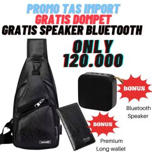 Tas Selempang Cowok Kulit Tahan Air & Tas Soren Distro Pria Terbaru