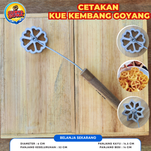 KEMASAN 6 PCS CETAKAN KEMBANG GOYANG ANTI LEWNGKET HARGA GROSIR CETAKAN KUE KERING BUNGA MATAHARI