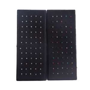 LYM 60Pcs Straight Nose Stud Curved Pack Nose Ring Set Nose Ring Set Bend