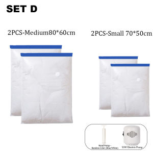 Trio Ninja Vacuum Compression Storage Bag Clothes Organizer Blanket Duvet Space Saver Moisture & Dust Proof