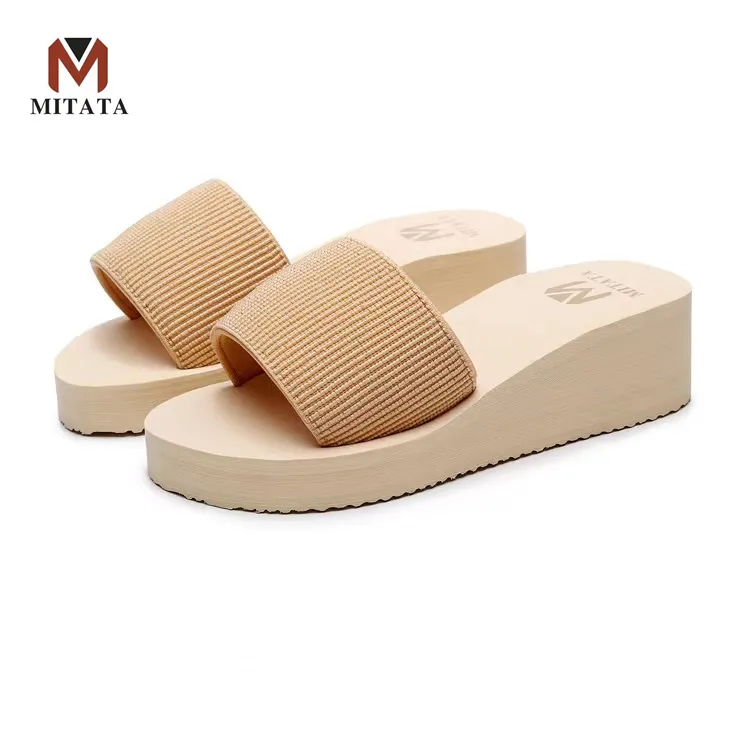 MITATA 5CM Wedge Non Slip Sole Women Slippers Lazada PH