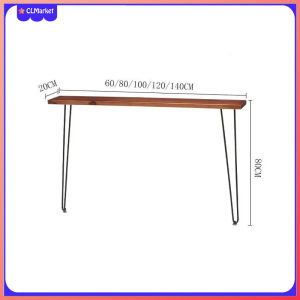 Solid Wood Square Table Wall Table Simplicity Case Table Corridor Table Natural Atmosphere Clicis