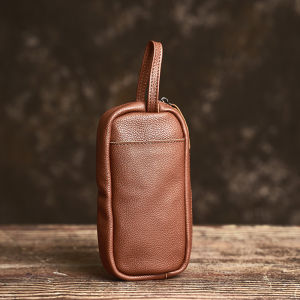 NUPUGOO Men Clutch Bag Genuine Leather Wallet Phone Mini Coin Purses Credit Card Holder Casual Business Small Money Bags