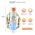 [ส่งจากไทย] Diller Thermo Tumbler 520ml MLH9284 แก้วเก็บความเย็น/ร้อน 24ชม ฝากดพร้อมหลอดดุด สแตนเลส 2ชั้นพร้อมฉนวนสูญญากาศเก็บเย็น. 