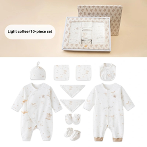 gb newborn gift box baby meeting gift newborn clothes set baby 10 pieces full month gift