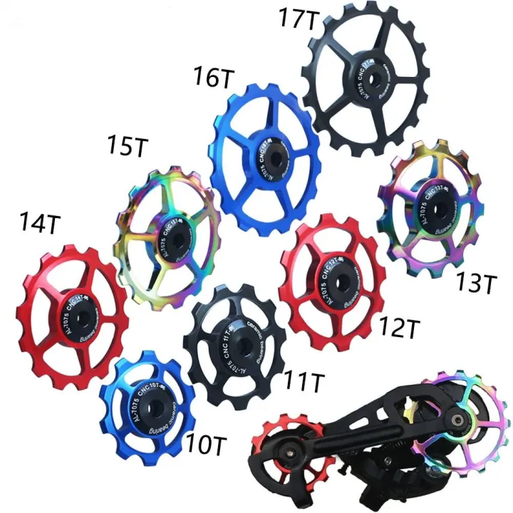 CLOTH 13t 14t 15t Xe đạp đường trường Vòng dẫn hướng Bánh xe Jockey ...
