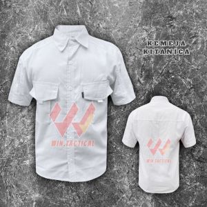 Kemeja Tactical Kitanica Kemeja Lapangan Bahan Drill Cotton - Kemeja Kantor Murah - Kemeja Outdoor - Hem Pria - Acara Formal Dan Casual Bisa - Kemeja Taktikal Lengan Pendek Murah