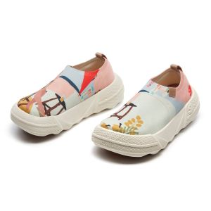 UIN Toledo 17 Womens Fashion Sneakers Causal Comfortable Chunky Shoes Art Travle Shoes