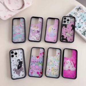 Wildflower Cotton Kitten Phone Case for iPhone 16 15 14 13 12 17 Pro Max Plus Air Cute Polar Bear Around WF Lullaby Lambs Cover