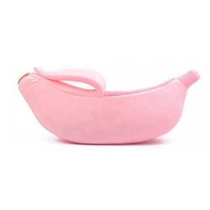 SDFSF Warm for Kitten Puppy Basket Pet Winter Supplies Kennel Mat House Pet Sleeping Bag Banana Cat Bed Cat Cushion Dog Bed