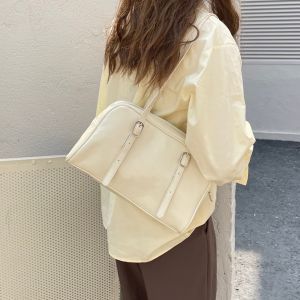 HOT ความจุขนาดใหญ่ กระเป๋าบอสตัน น้ำเงิน แบบเกาหลี กระเป๋าถือผู้หญิง สง่างาม กระเป๋าโท้ต กระเป๋าใต้แขน ผู้หญิง