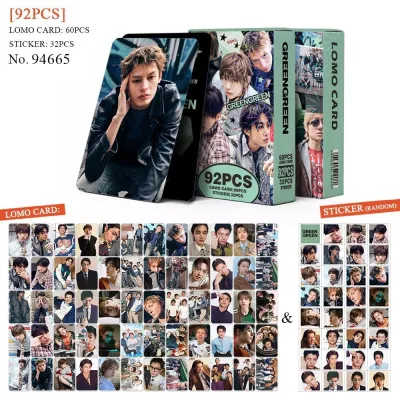 Set 60 lomo card và 32 sticker CORTIS - GreenGreen 2026 - Mẫu 4