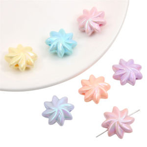 5/10Pcs 20mm Plastic Acrylic Solid Colorful Whirlwind Cookies Beads Charms for Necklace Bracelet Keychain DIY Jewelry Craft Making