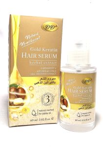 Gold keratin Hair Serum DD Plus 60 ml เซรั่มใส่ผม ดีดีพลัส 60 ml.
